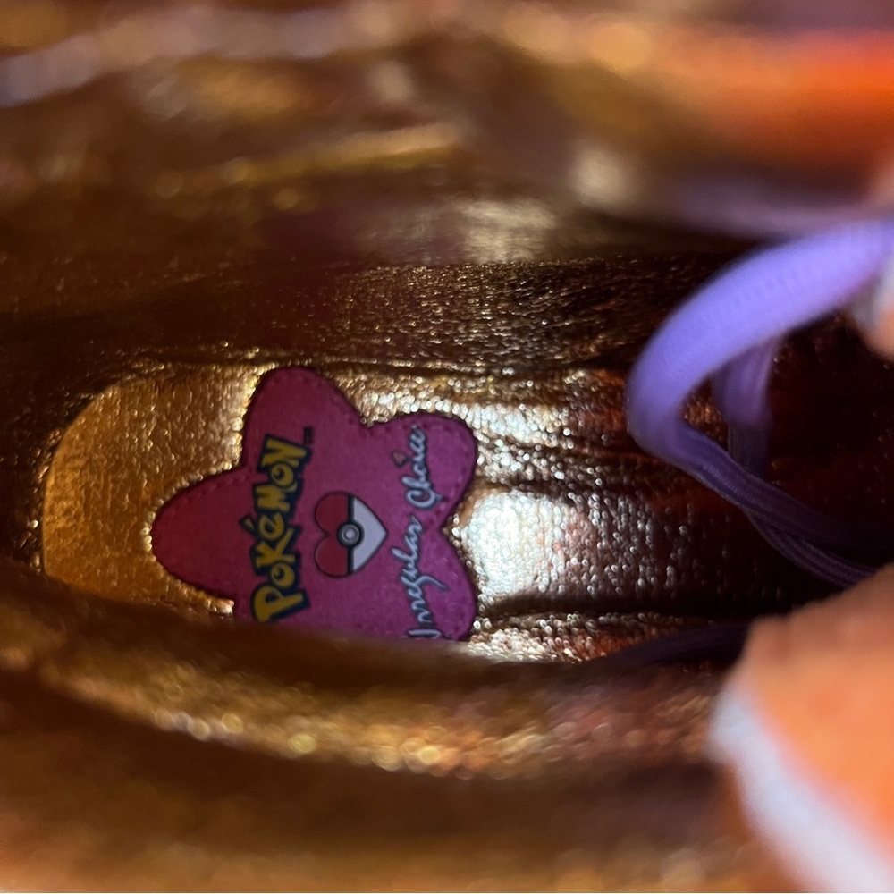 Irregular Choice Pokemon Flames and Bolts High Top Sneakers - Picture 7 of 9